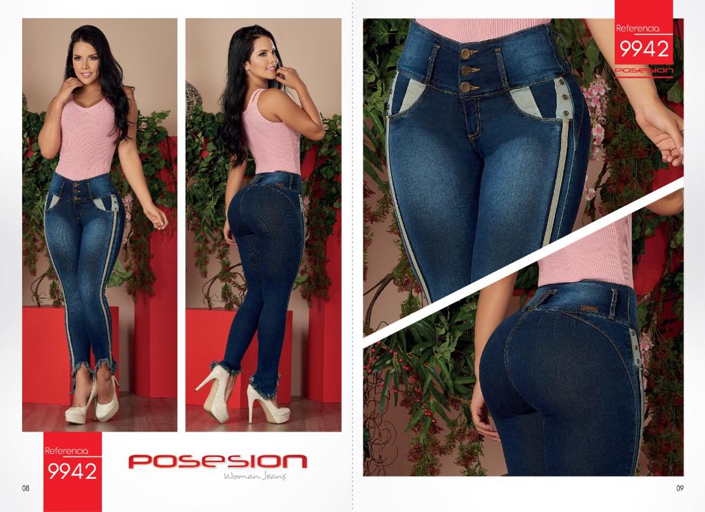 Posesion 9942 100% Authentic Colombian Push Up Jeans - JDColFashion