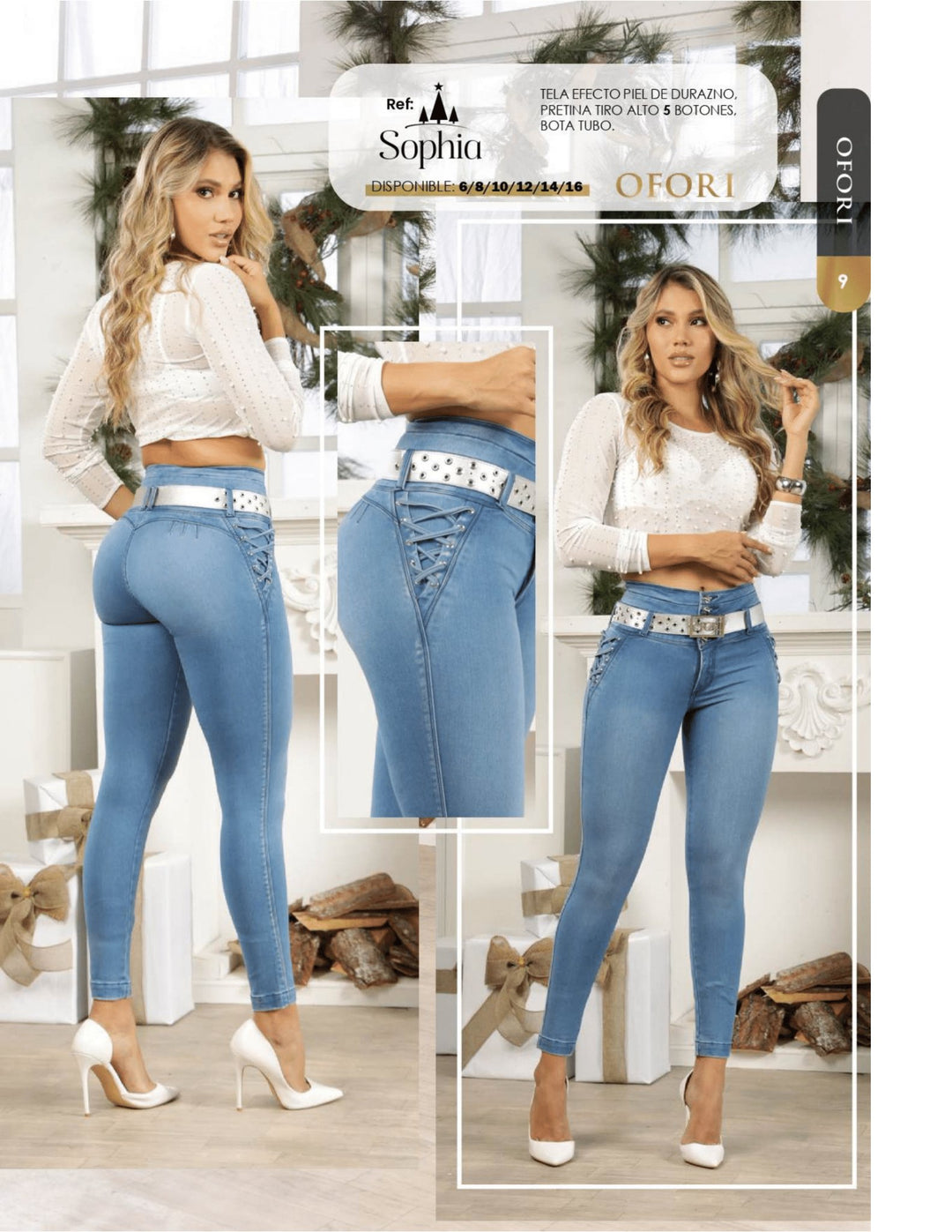 PRE - ORDER SOPHIA 100% Authentic Colombian Push Up Jeans EXPECTED SHIP DATE(3RD WEEK OF NOVEMBER) - JDColFashion