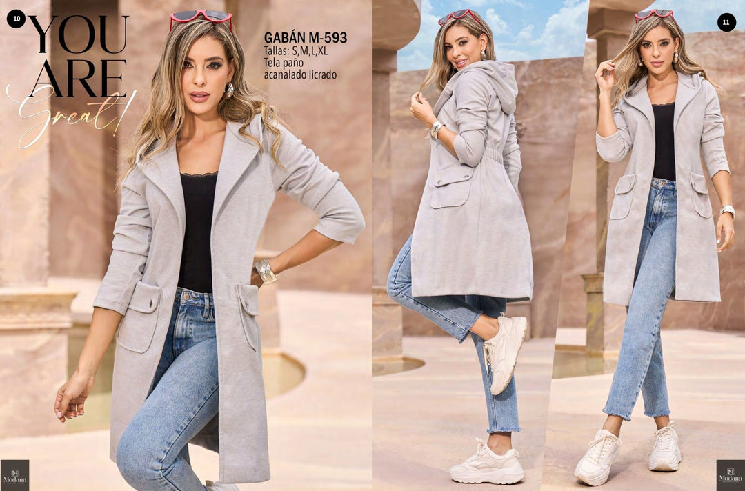 PRE ORDER SPECIAL PRICE Authentic Colombian Gaban / Coat M - 593 SHIPS LATE NOVEMBER! - JDColFashion