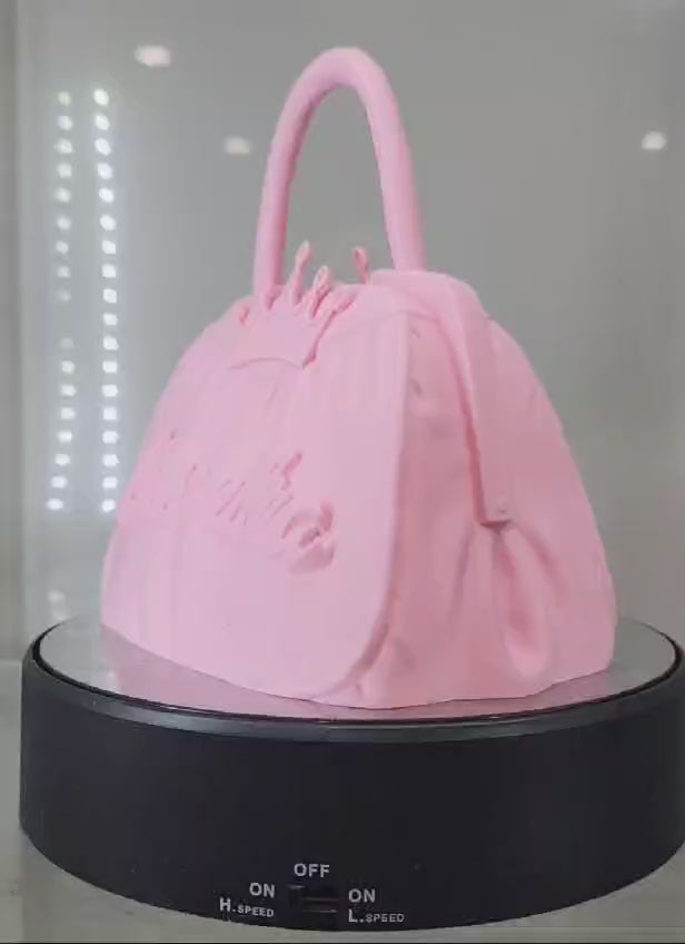 Personalized Unicorn Princess Decorative Handbag with Top Opening - Custom Name & 3D Printed