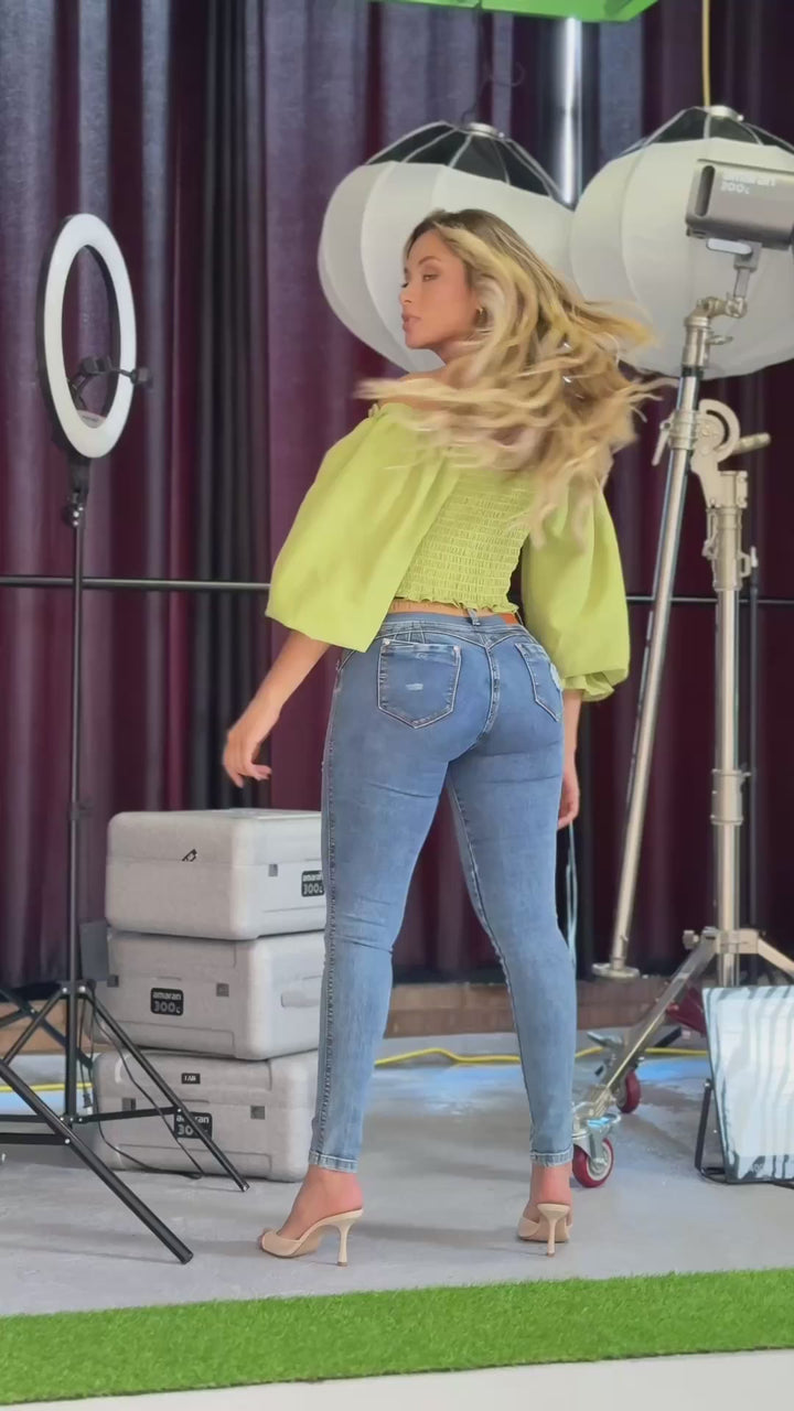 Lourdes 100% Authentic Colombian Push Up Jeans