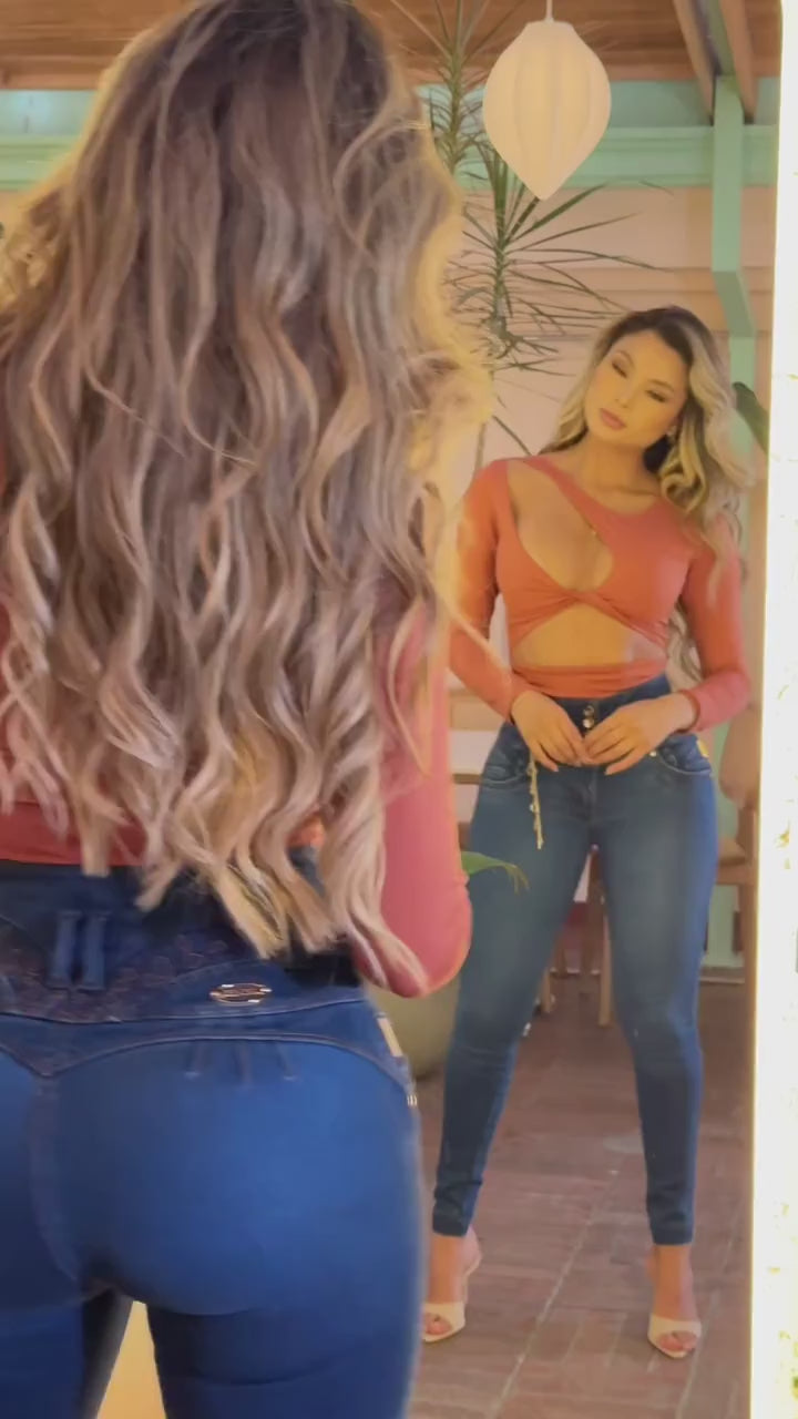 Angie 100% Authentic Colombian Push Up Jeans