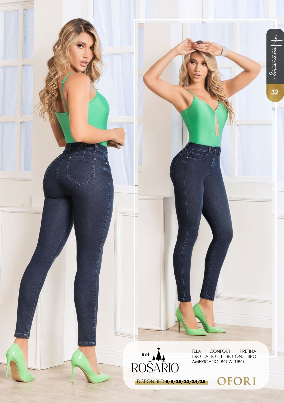 Rosario 100% Authentic Colombian Push Up Jeans - JDColFashion