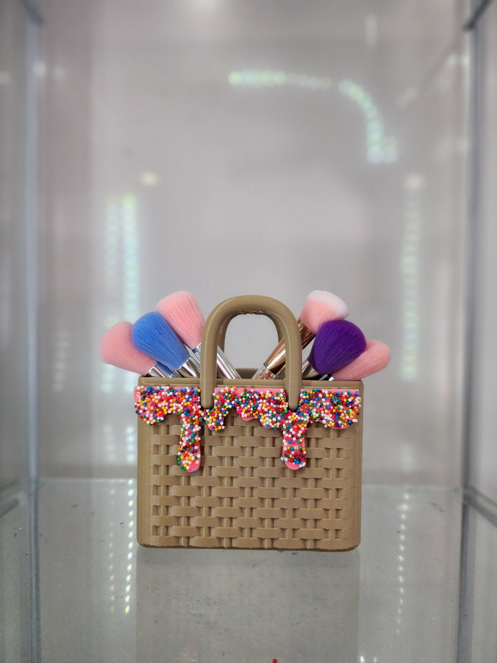 Sprinkle Glam Ice Cream Woven Bag - JDColFashion