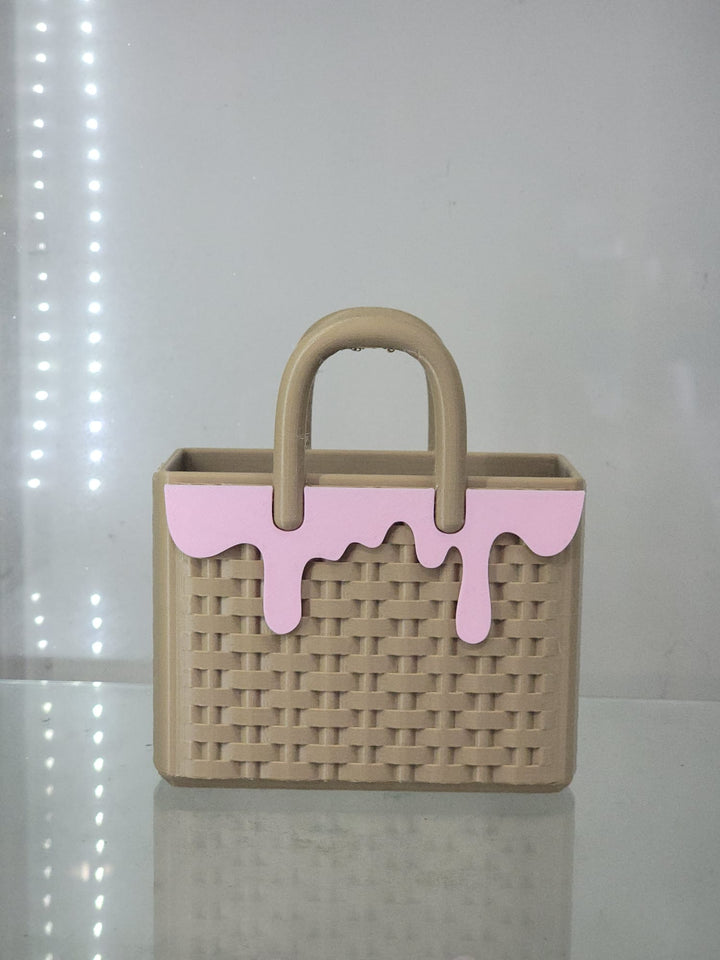 Sprinkle Glam Ice Cream Woven Bag - JDColFashion