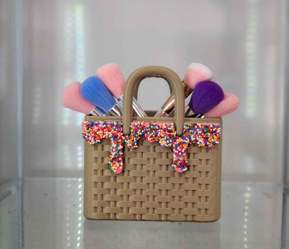 Sprinkle Glam Ice Cream Woven Bag - JDColFashion