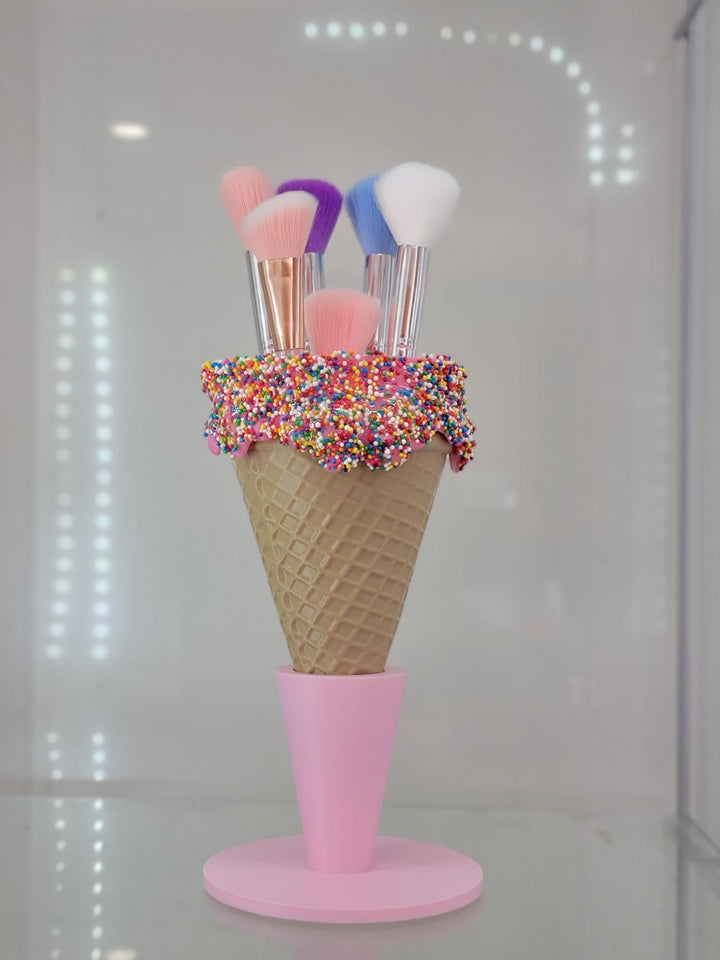 Sprinkles Ice Cream Brush Holder 3D printed. - JDColFashion