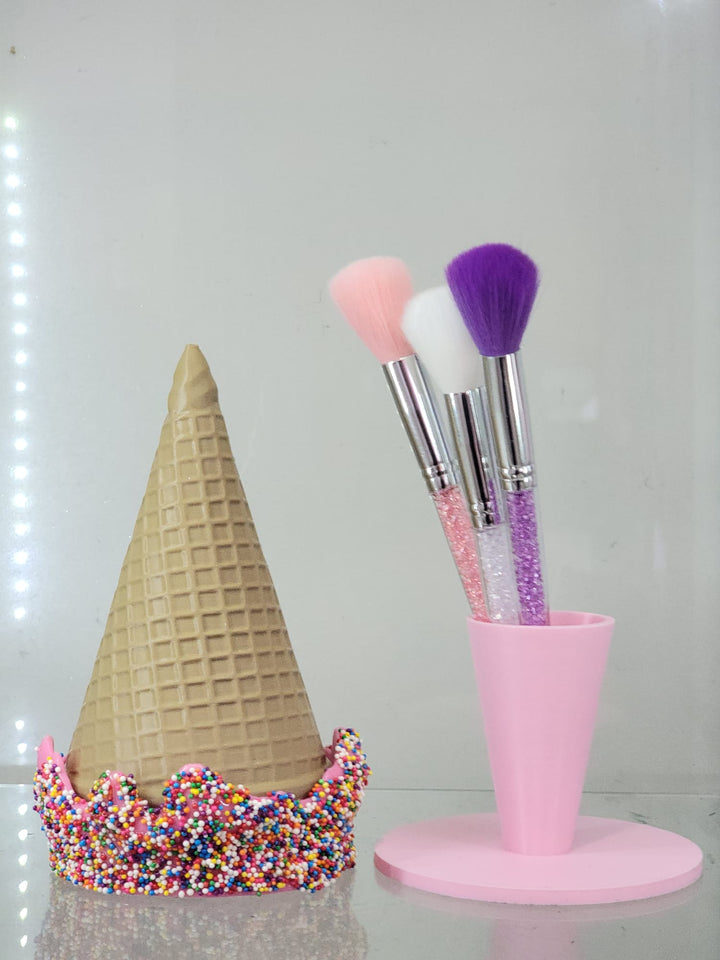 Sprinkles Ice Cream Brush Holder 3D printed. - JDColFashion