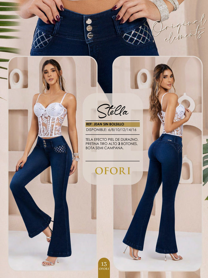 Stella 100% Authentic Colombian Push Up Jeans - JDColFashion