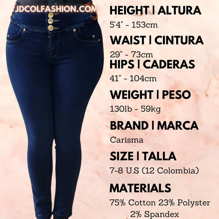 1004 100% Authentic Colombian Push Up Jeans by Carisma Jeans - JDColFashion