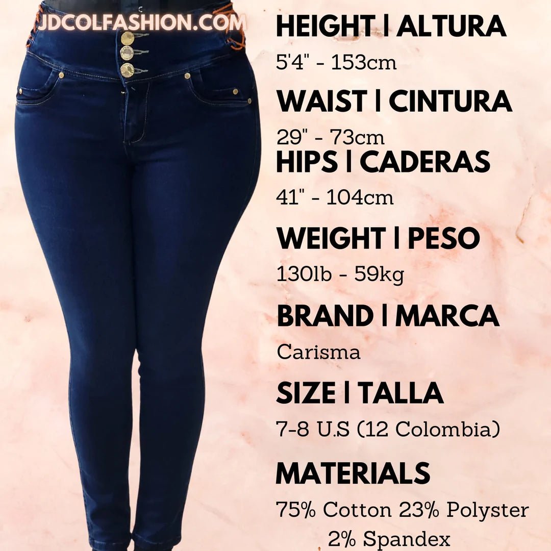 1010 100% Authentic Colombian Push Up Jeans by Carisma Jeans - JDColFashion