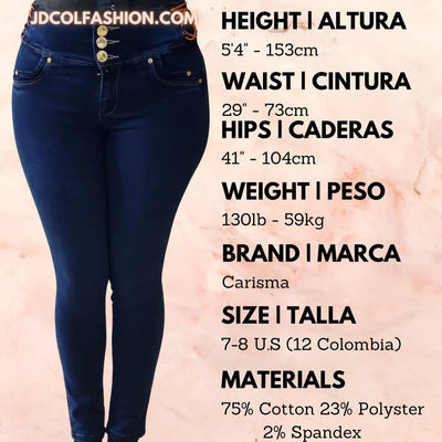 1016 100% Authentic Colombian Push Up Jeans by Carisma Jeans - JDColFashion