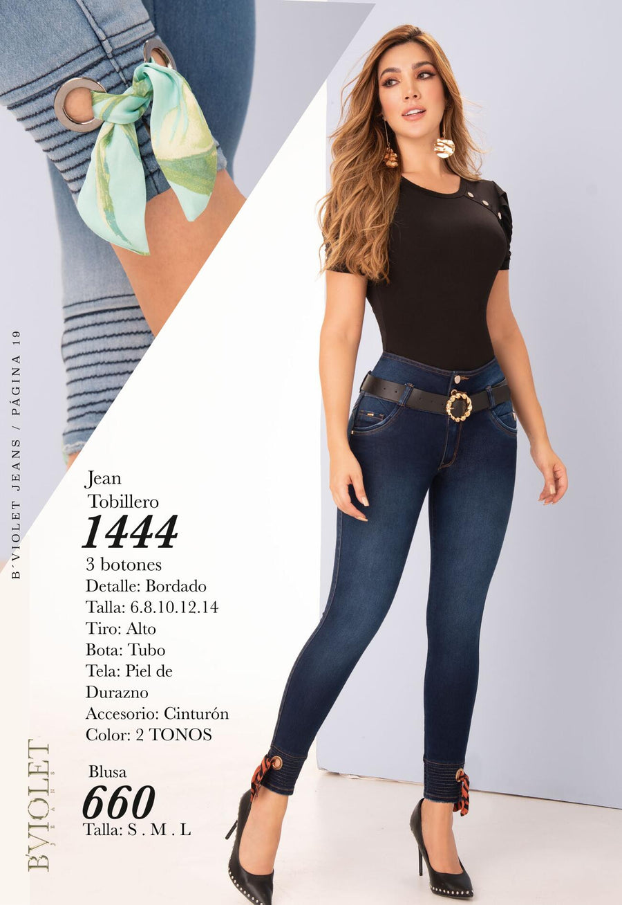 1444 100% Authentic Colombian Push Up Jeans by B'Violet - JDColFashion