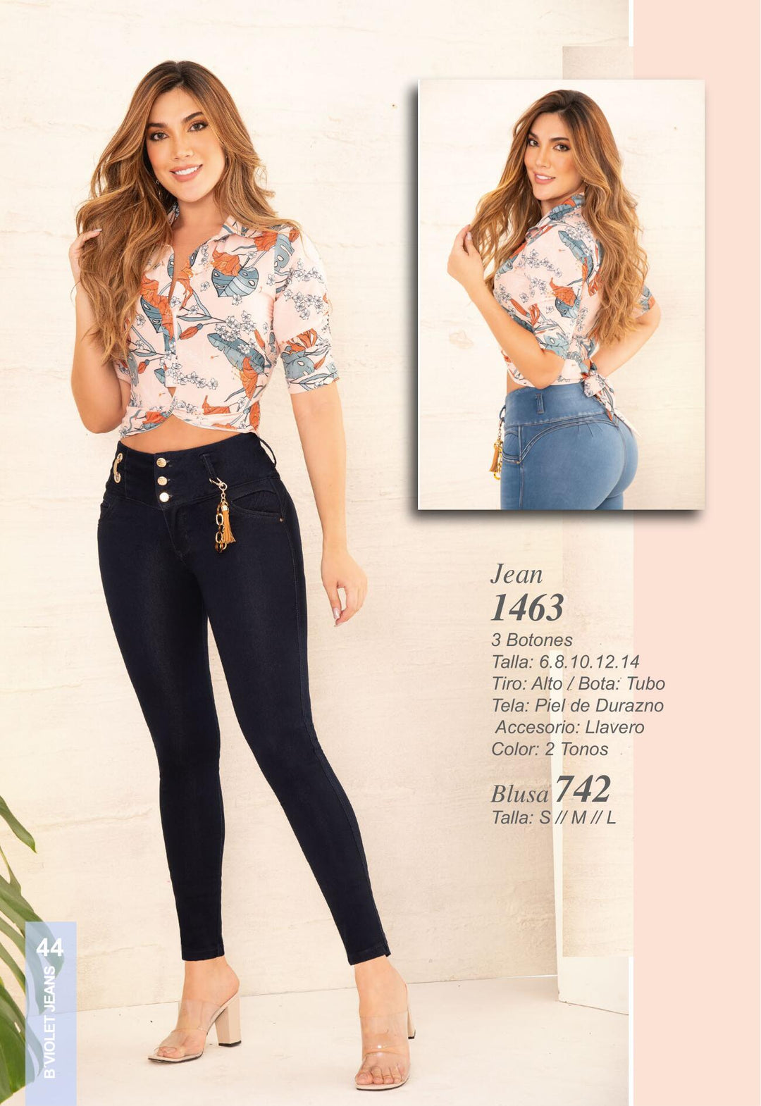 1046 100% Authentic Colombian Push Up Jeans