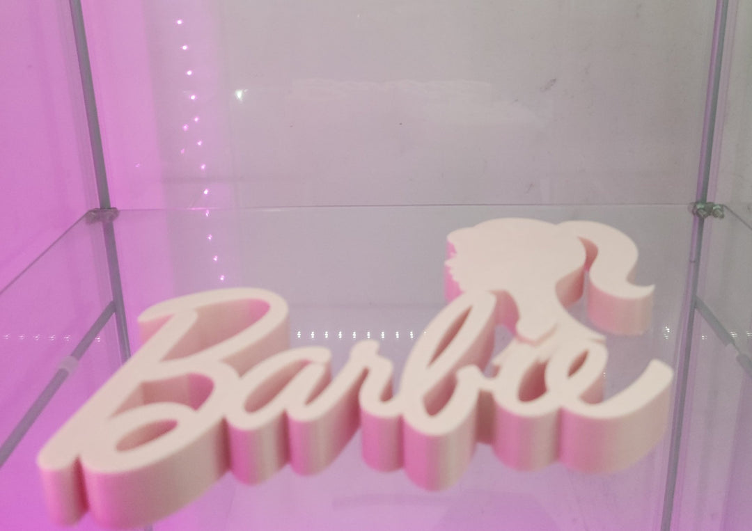 3D Printed Multicolor Barbie Style Logo or Your Name! Desk Sign Decora –  JDColFashion