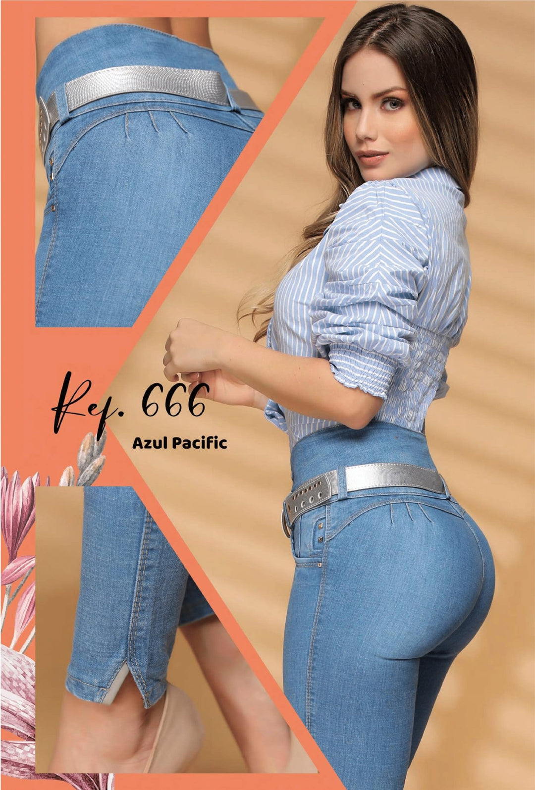 666 100% Authentic Colombian Push Up Jeans by Maux Jeans - JDColFashion