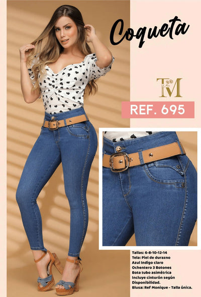695 100% Authentic Colombian Push Up Jeans by Maux Jeans - JDColFashion