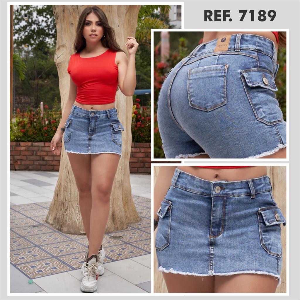-7189 100% Authentic Colombian Push Up SKORT by Foover ** - JDColFashion