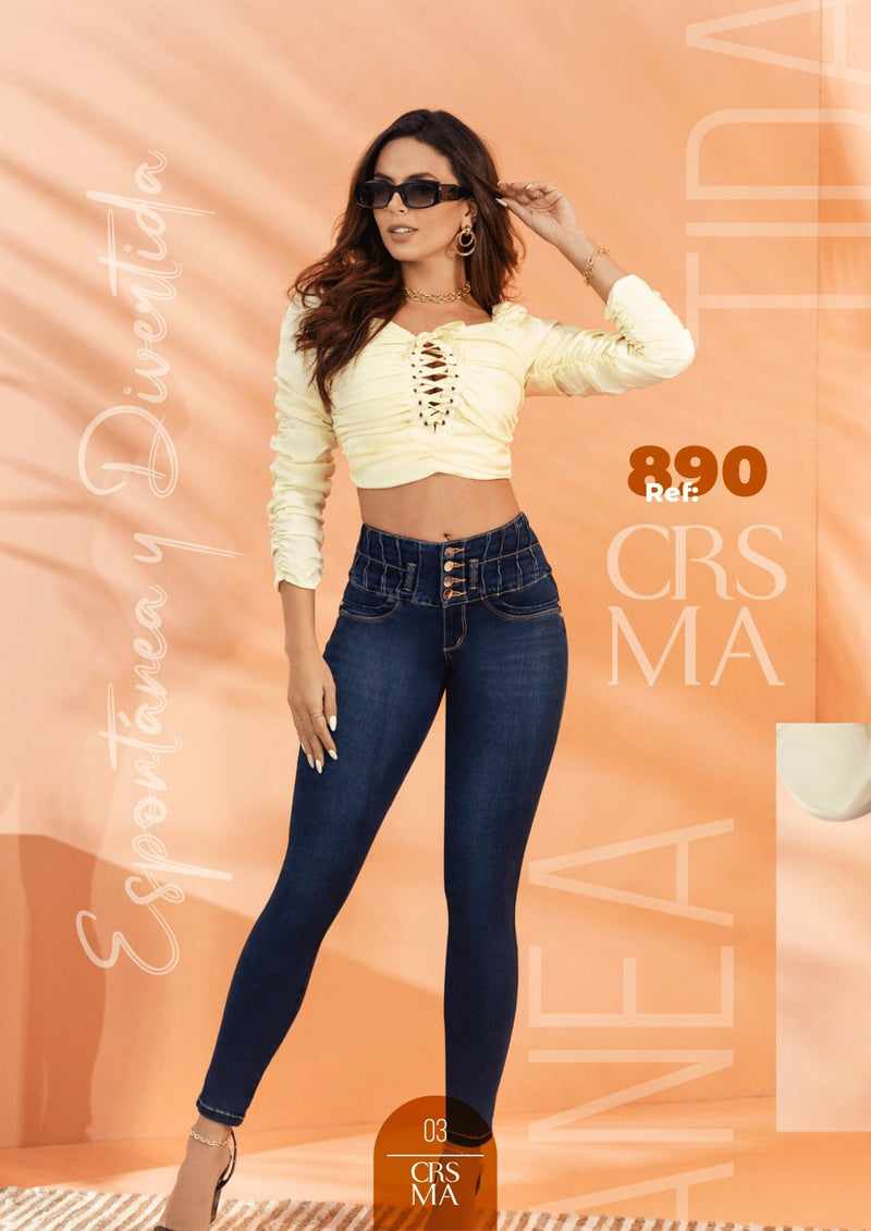 890 100% Authentic Colombian Push Up Jeans by Carisma Jeans - JDColFashion