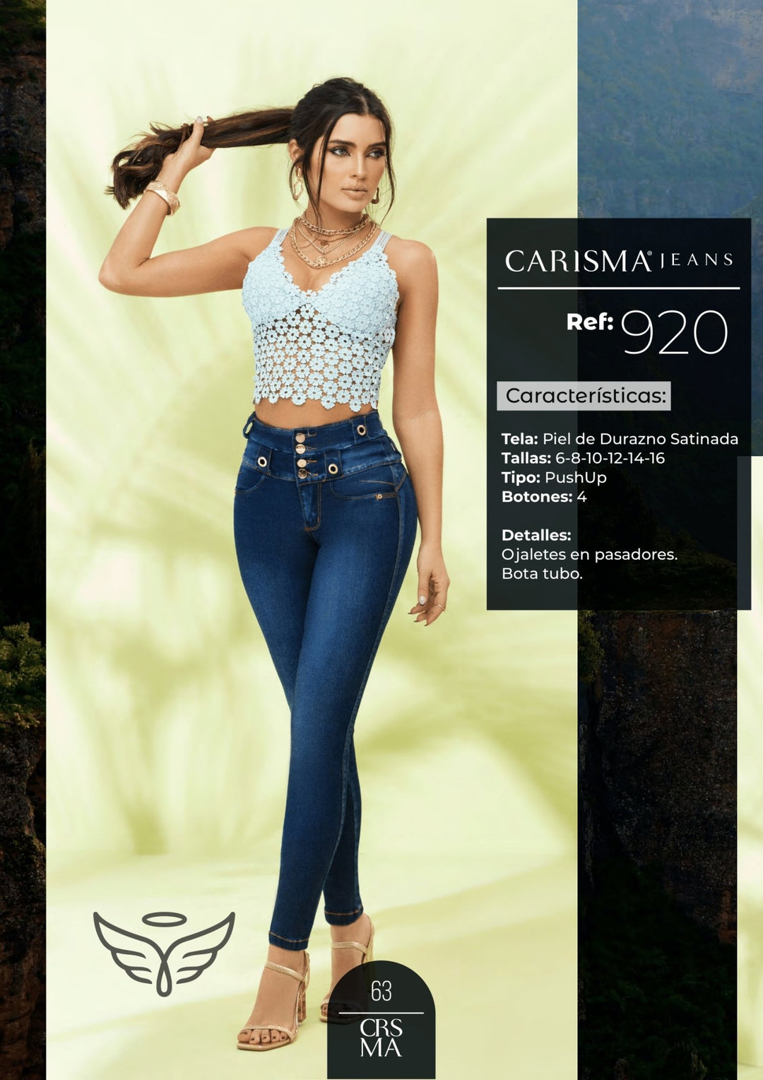 920 100% Authentic Colombian Push Up Jeans by Carisma Jeans - JDColFashion