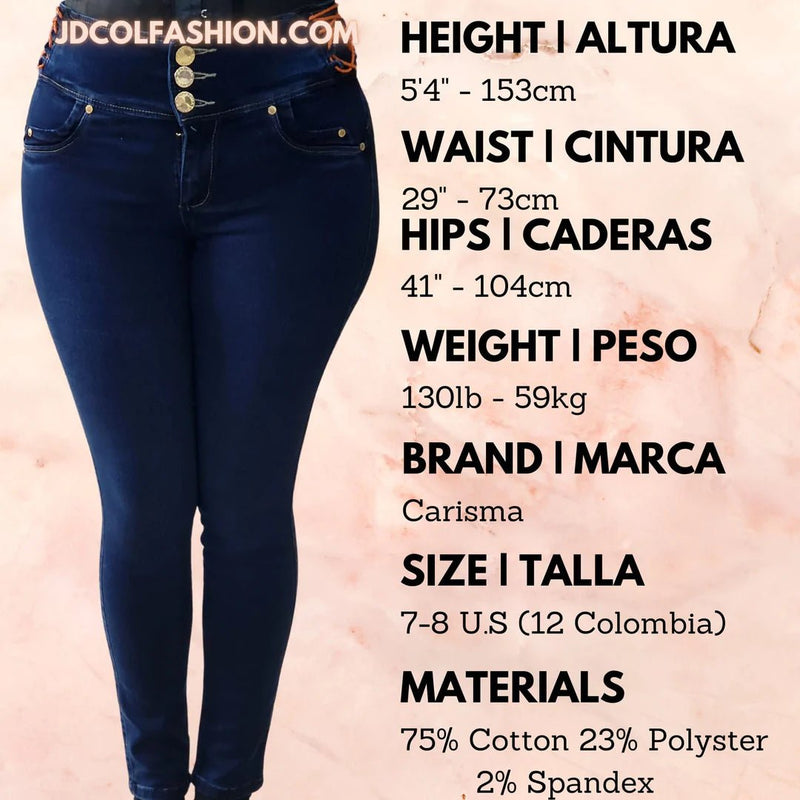 990 100% Authentic Colombian Push Up Jeans by Carisma Jeans - JDColFashion
