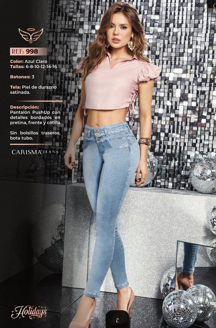 998 100% Authentic Colombian Push Up Jeans by Carisma Jeans - JDColFashion