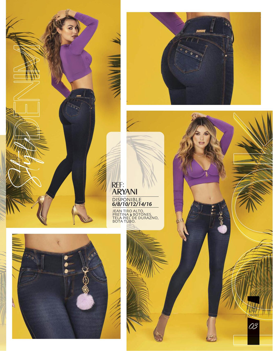 Aryani 100% Authentic Colombian Push Up Jeans – JDColFashion