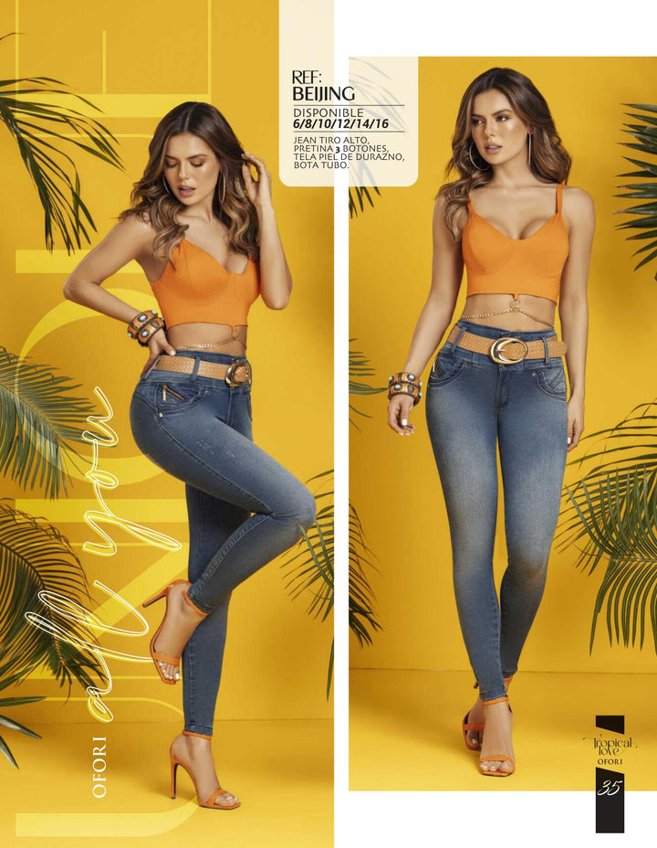 Beijing 100% Authentic Colombian Push Up Jeans by Ofori Jeans ** - JDColFashion