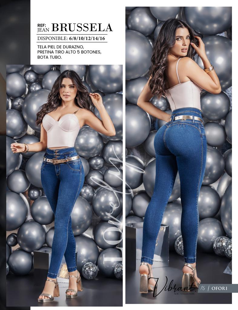 Brusella 100% Authentic Colombian Push Up Jeans - JDColFashion