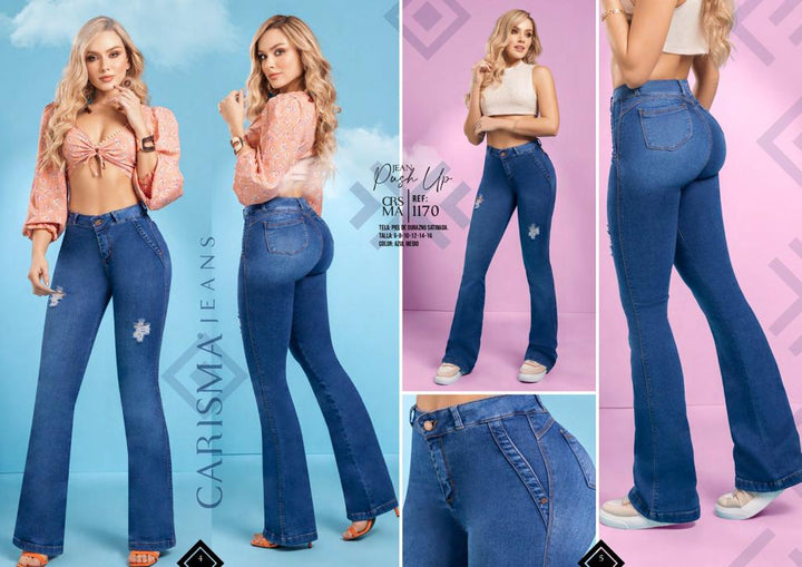 CARISMA PRE-ORDER 1170 100% Authentic Colombian Push Up Jeans - JDColFashion