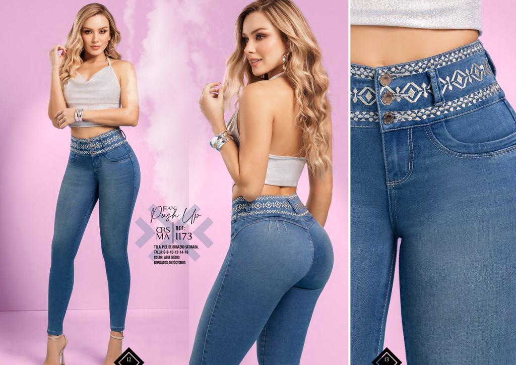 CARISMA PRE-ORDER 1173 100% Authentic Colombian Push Up Jeans - JDColFashion