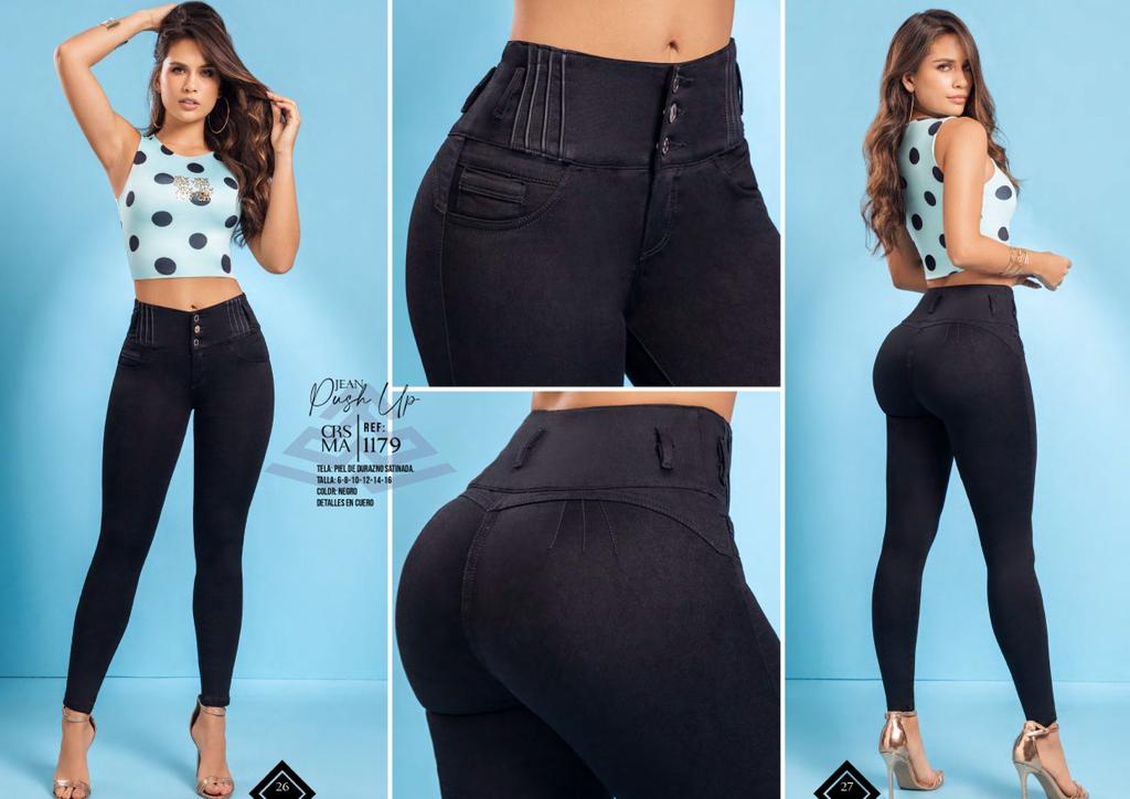 CARISMA PRE-ORDER 1179 100% Authentic Colombian Push Up Jeans - JDColFashion