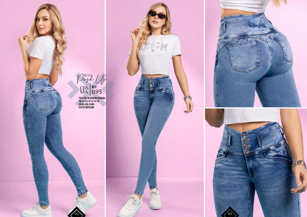 CARISMA PRE-ORDER 1195 100% Authentic Colombian Push Up Jeans - JDColFashion