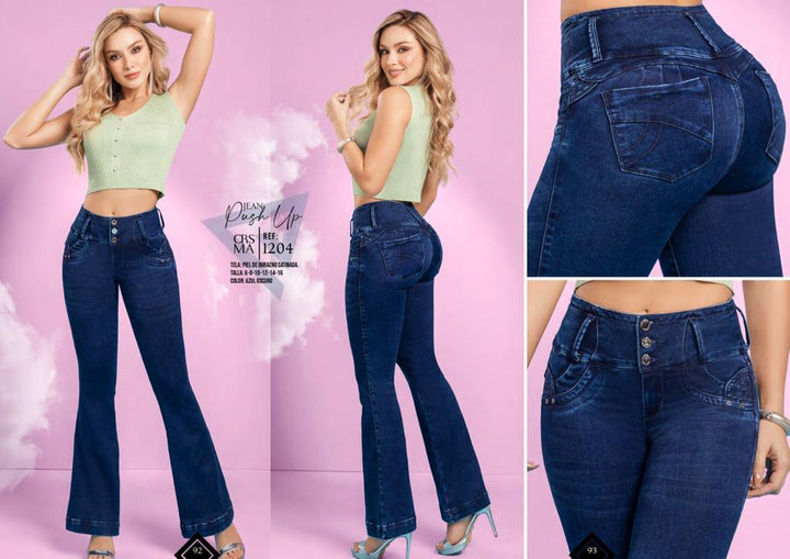 CARISMA PRE-ORDER 1204 100% Authentic Colombian Push Up Jeans - JDColFashion