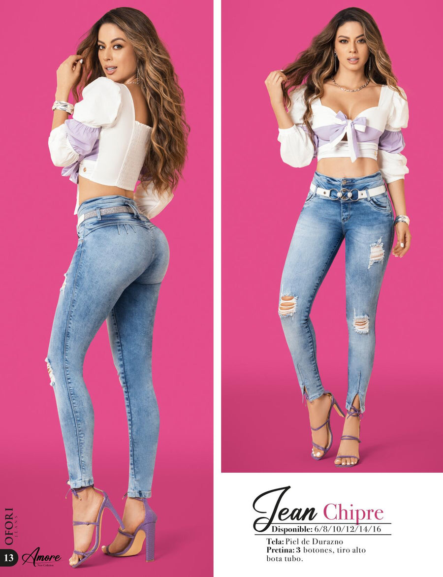 Chipre 100% Authentic Colombian Push Up Jeans by OFORI - JDColFashion