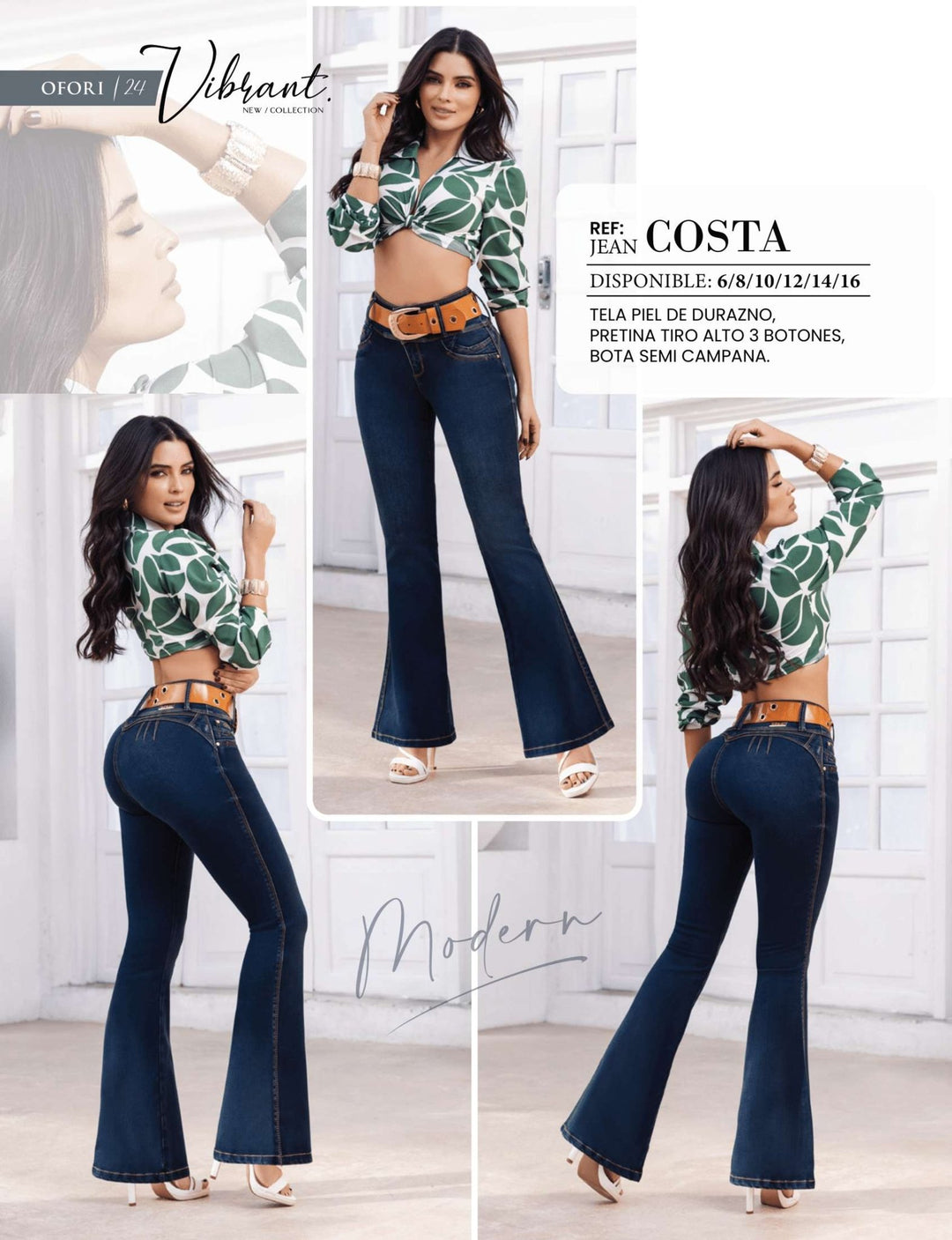 Costa 100% Authentic Colombian Push Up Jeans - JDColFashion