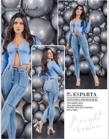 Esparta 100% Authentic Colombian Push Up Jeans - JDColFashion