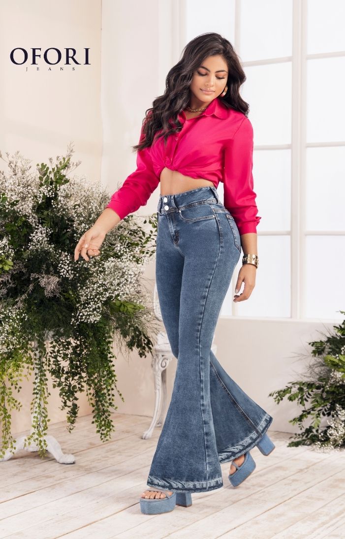 -FLOWER 100% Authentic Colombian Push Up Jeans - JDColFashion