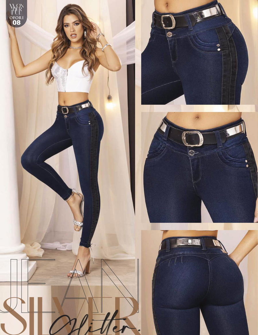 Isabella 100% Authentic Colombian Push Up Jeans by OFORI - JDColFashion