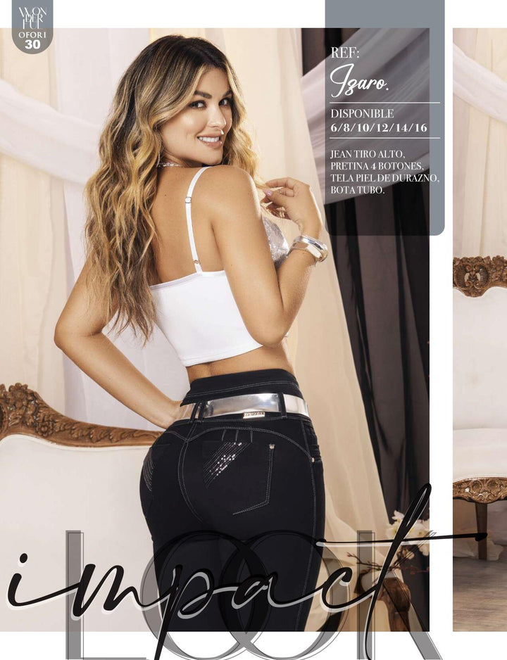 Izaro 100% Authentic Colombian Push Up Jeans by OFORI - JDColFashion