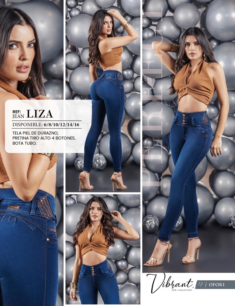 Butt Lifter Jeans Tiro Alto 5 Buttons Push Up Levanta Cola High Rise  Colombian