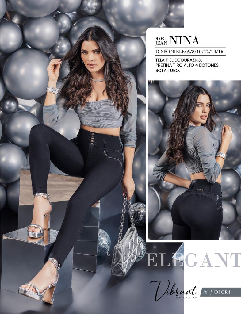 Nina 100% Authentic Colombian Push Up Jeans - JDColFashion