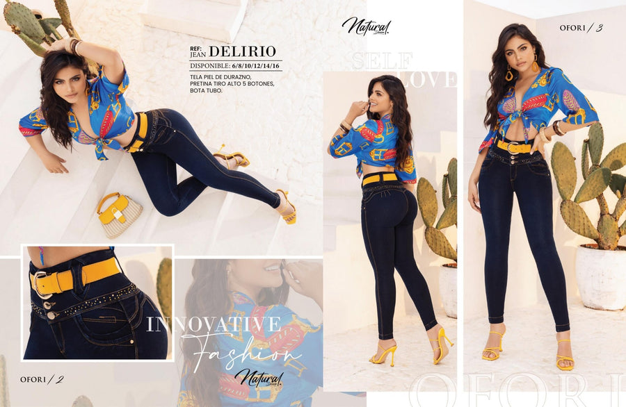 PRE-ORDER DELIRIO 100% Authentic Colombian Push Up Jeans (9-18) - JDColFashion
