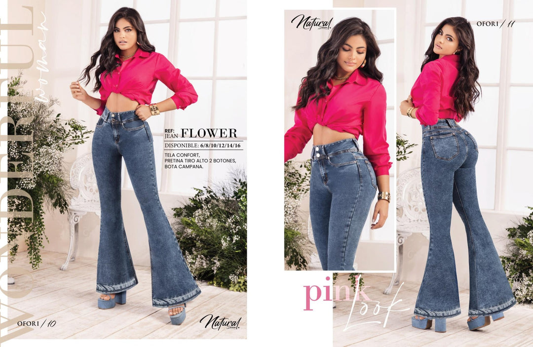 PRE-ORDER FLOWER 100% Authentic Colombian Push Up Jeans (9-18) - JDColFashion