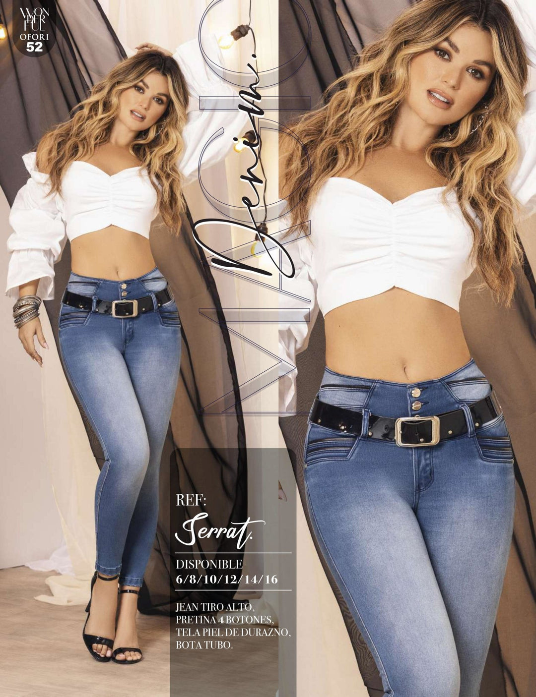 Serrat 100% Authentic Colombian Push Up Jeans