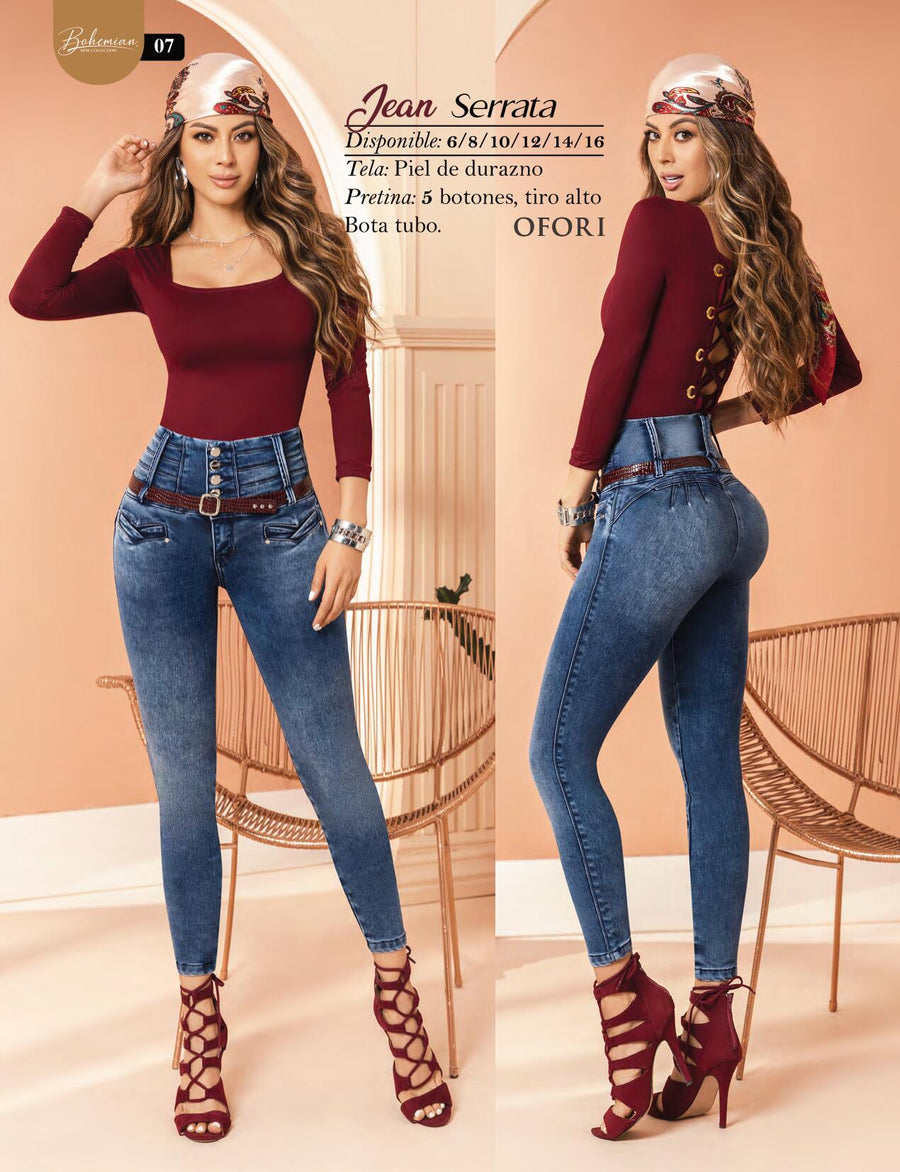 Serrata 100% Authentic Colombian Push Up Jeans by OFORI - JDColFashion