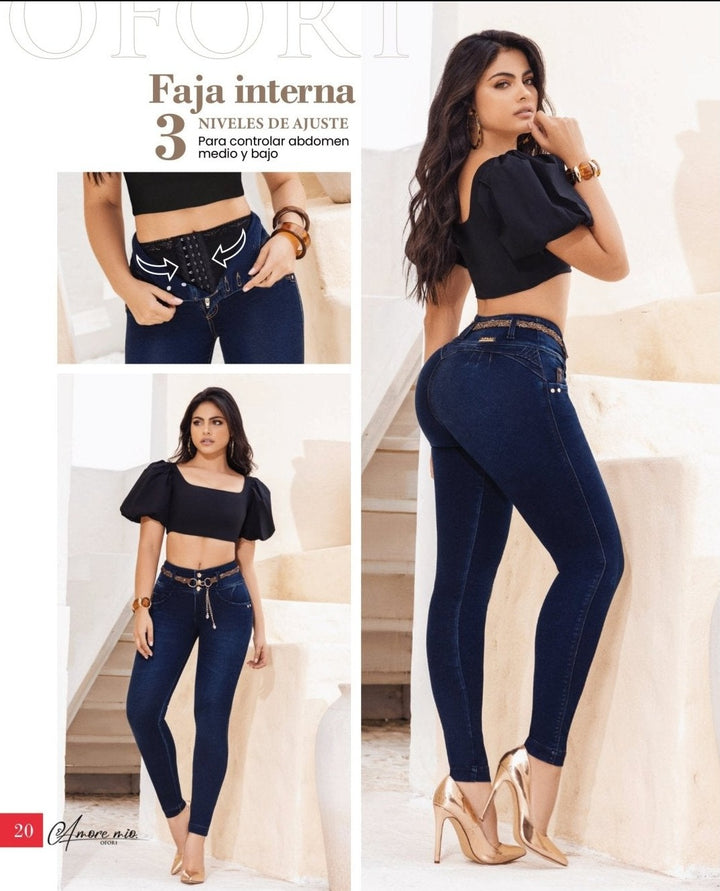 -SEUL FAJA 100% Authentic Colombian Push Up Jeans - JDColFashion