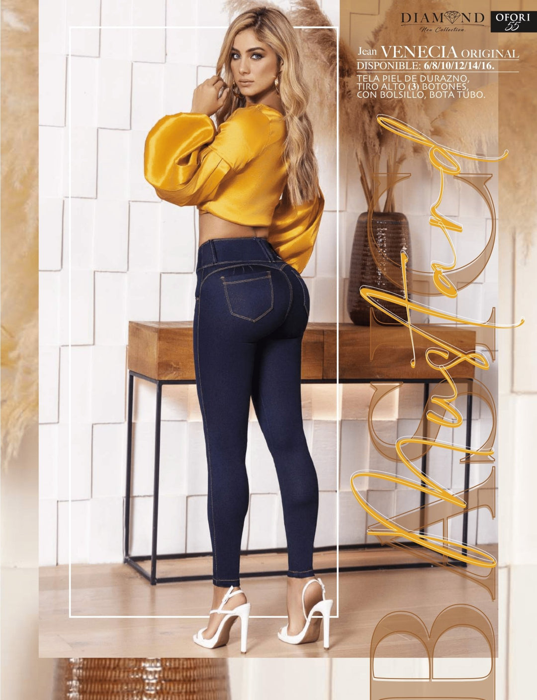 VENECIA ORIGINAL 100% Authentic Colombian Push Up Jeans by OFORI - JDColFashion