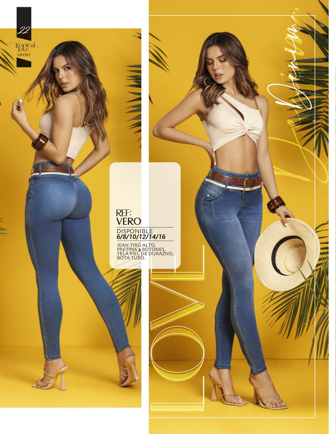 Vero 100% Authentic Colombian Push Up Jeans by Ofori Jeans ** - JDColFashion
