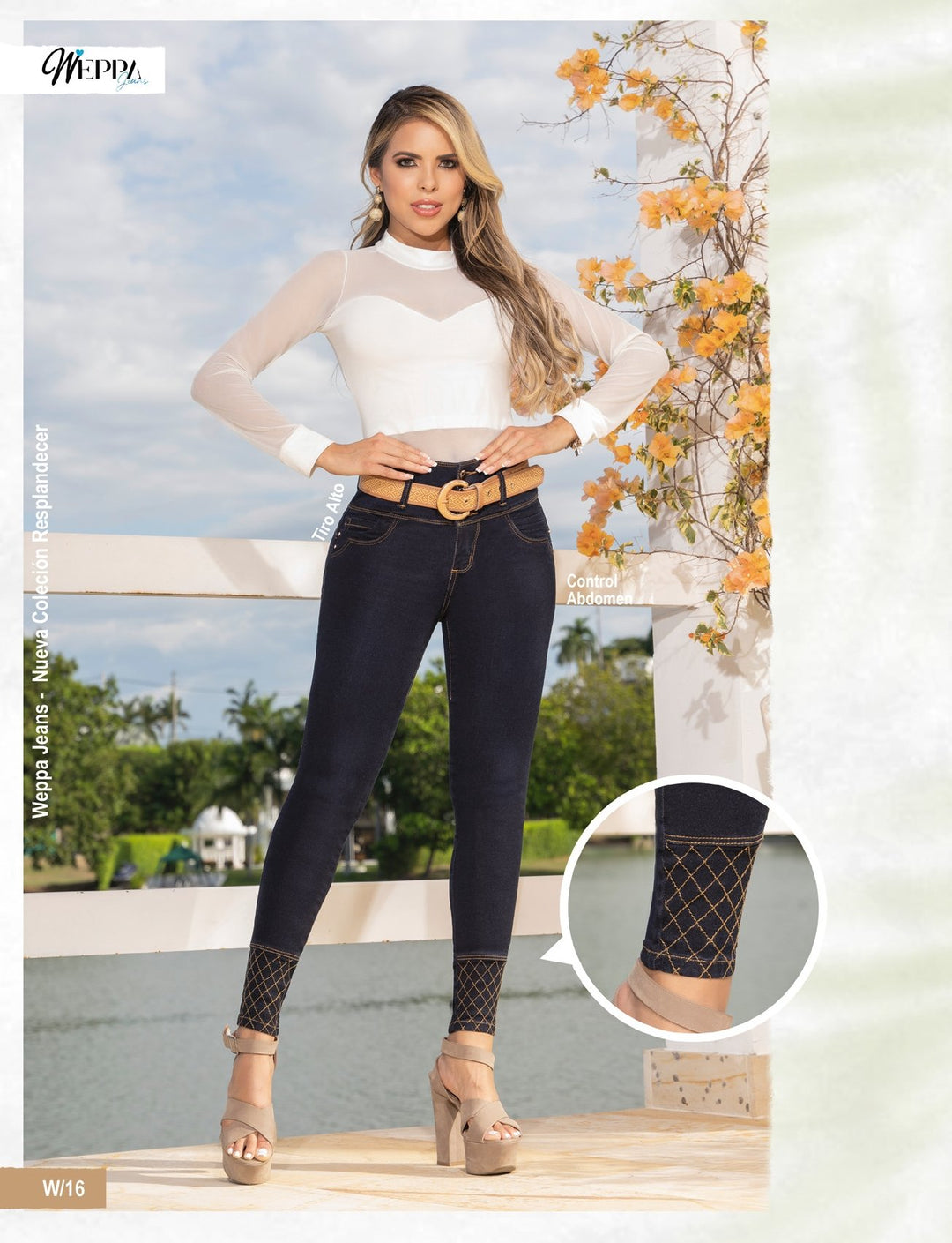 Jeans Colombianos Cintura Alta Pantalón Para Mujer Colombian Jeans High  Waist